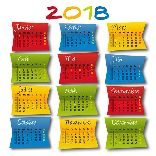 多彩2018日历