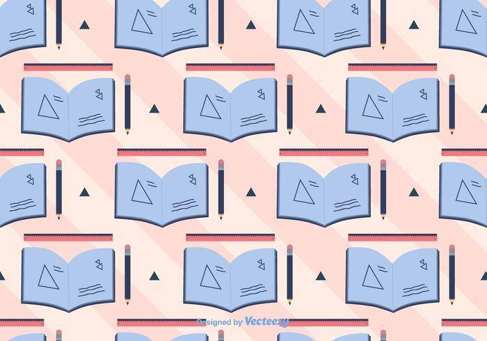 学校几何图案矢量