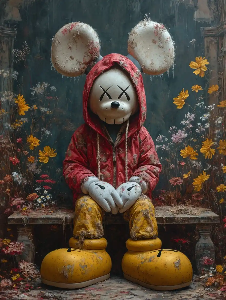 Renaissance KAWS Luxury Midjourney提示词