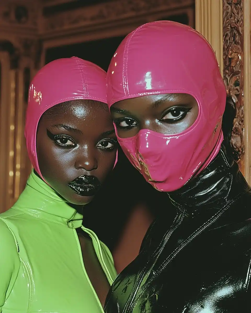 Neon Balaclavas in Ballroom Midjourney提示词
