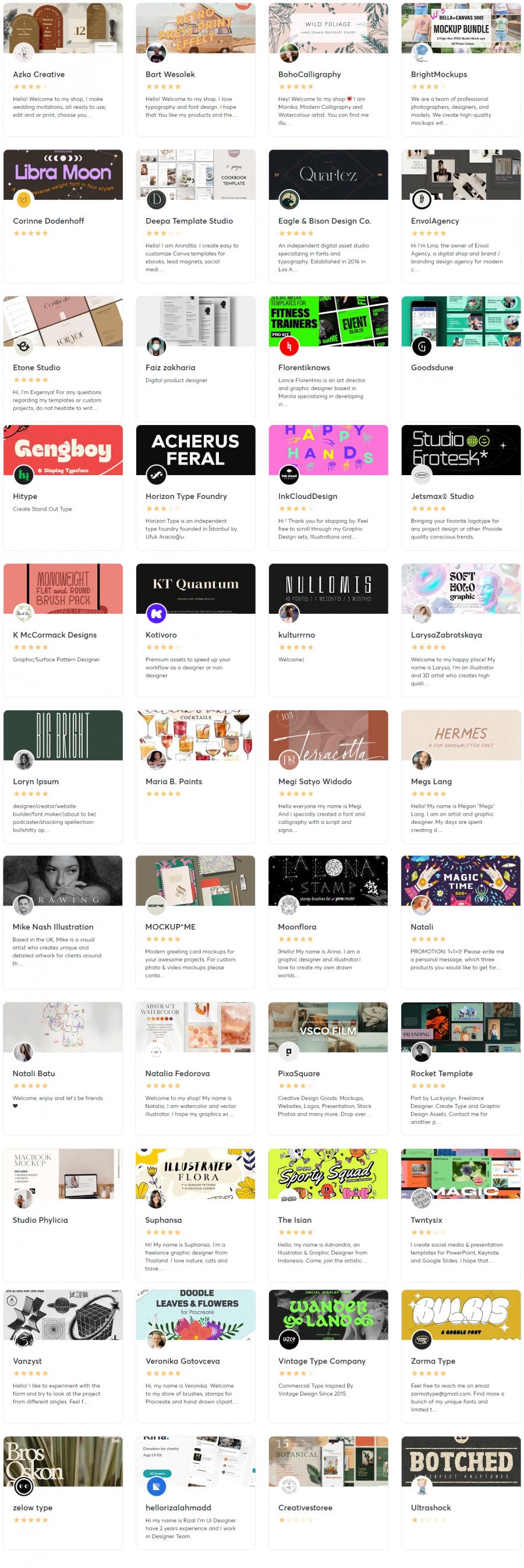 2024年的1月creativemarket.com网站分享价值高达 1000 美元的素材资源打包下载