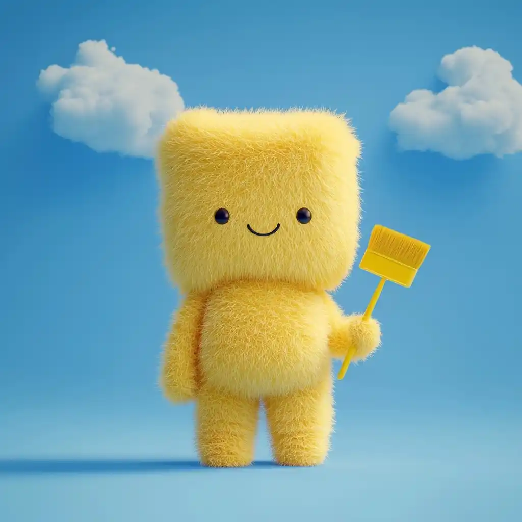 Fluffy Felt Icon Design Midjourney提示词