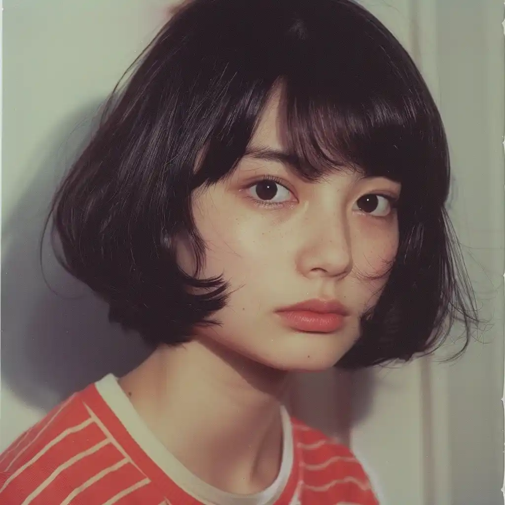 80s Japanese Idol Portrait Midjourney 提示词生成效果