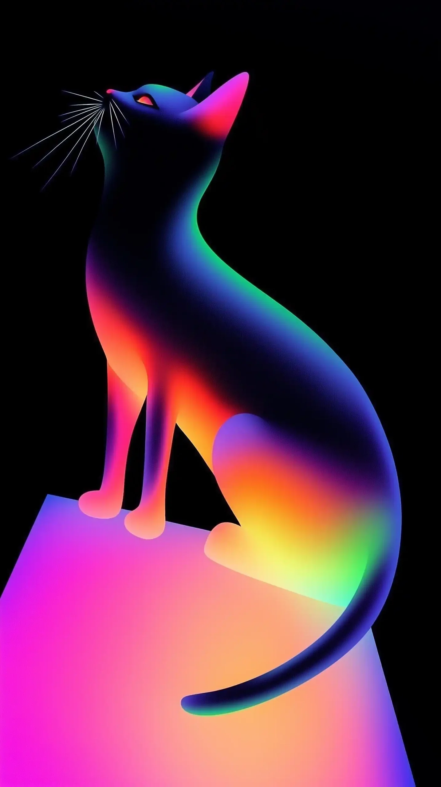 Stylized Cat Portrait Midjourney提示词