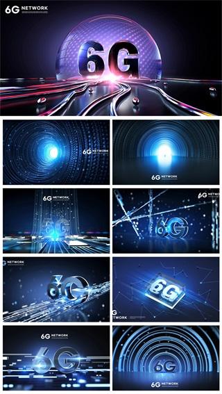 9款网络科技互联网6G海报PSD格式2023226