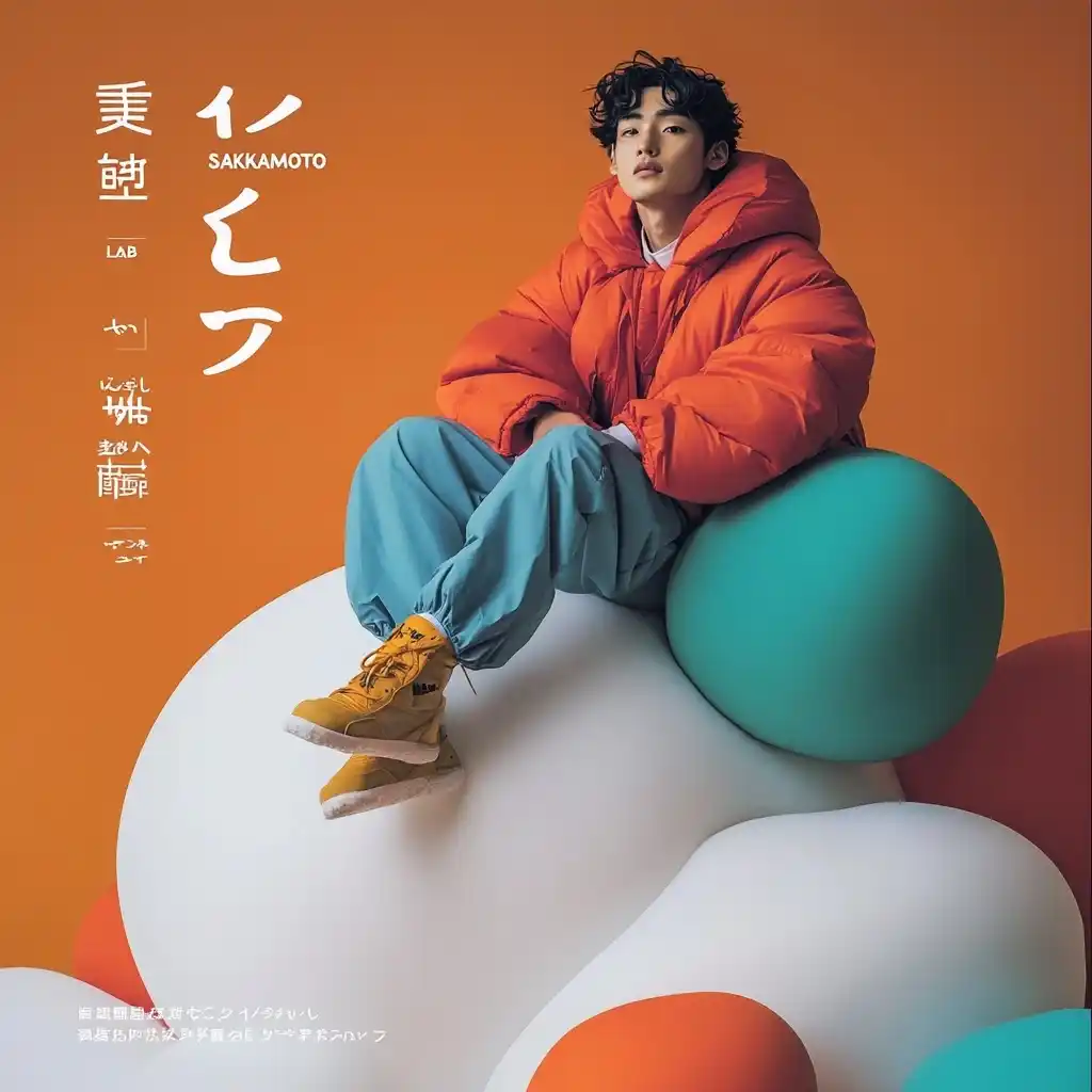 Sakamoto Lab Fashion Poster Midjourney提示词