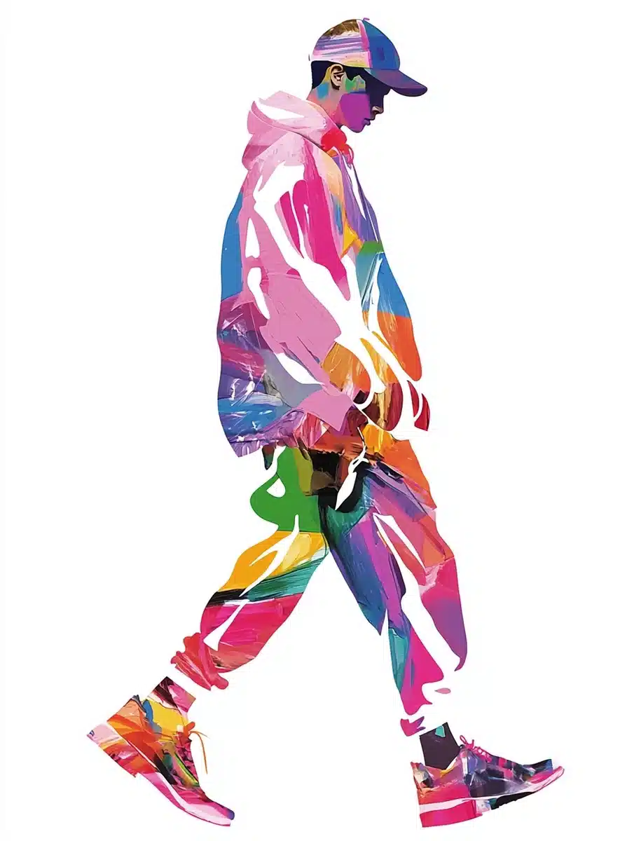 Colorful Streetwear Illustration Midjourney提示词