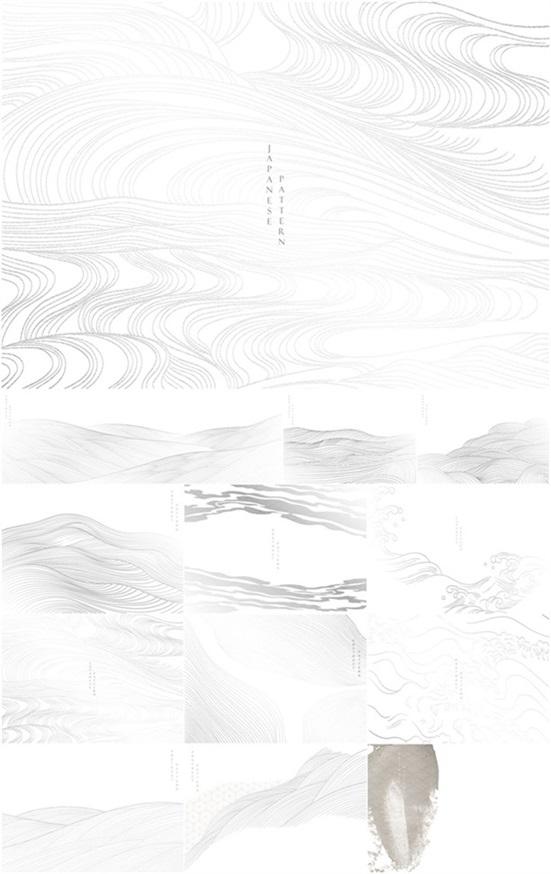 13款中式线条底纹纹理EPS格式202445