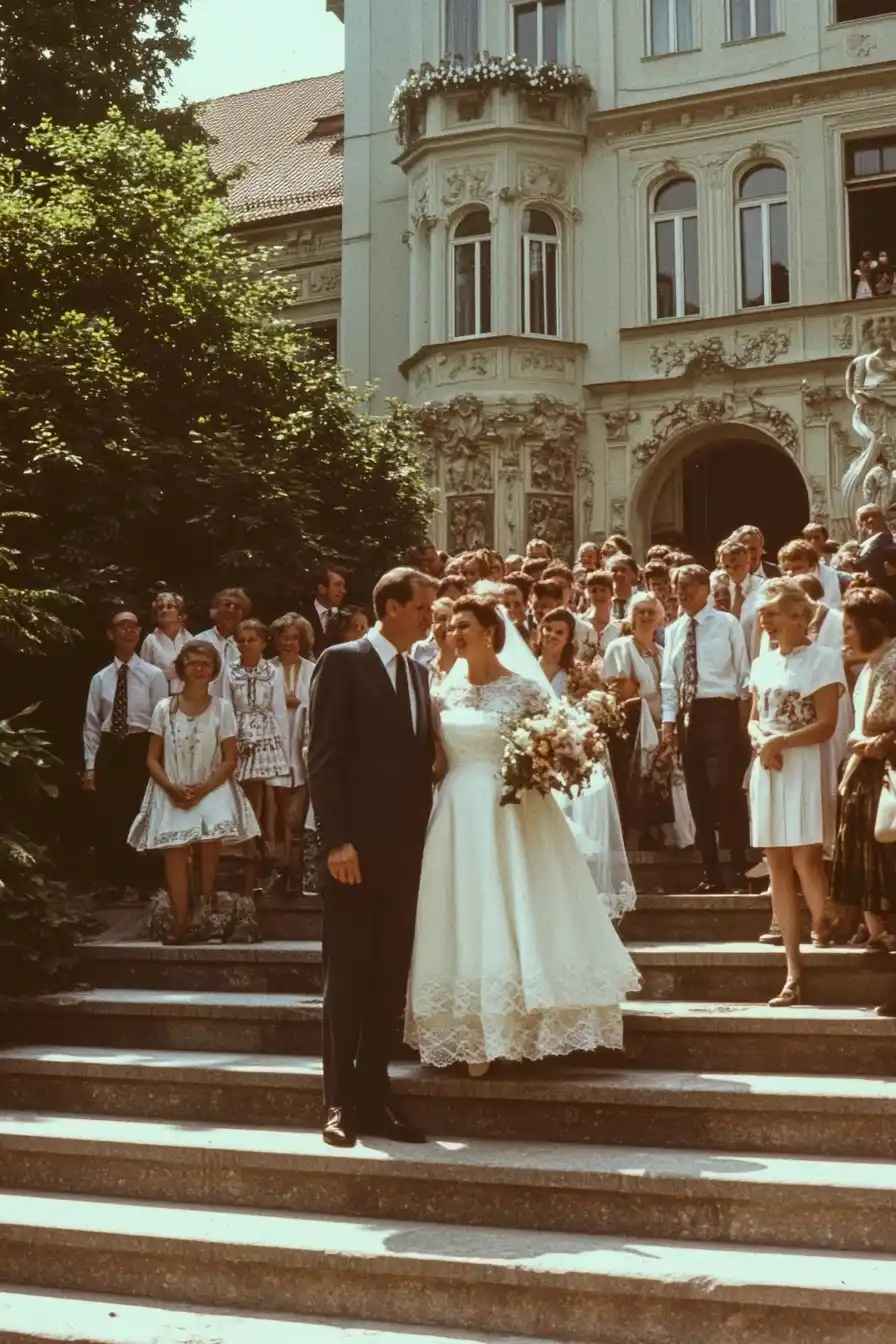 Wedding Celebration at Schwabing Midjourney提示词