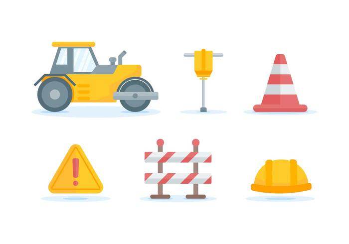 免费出色的道路施工载体