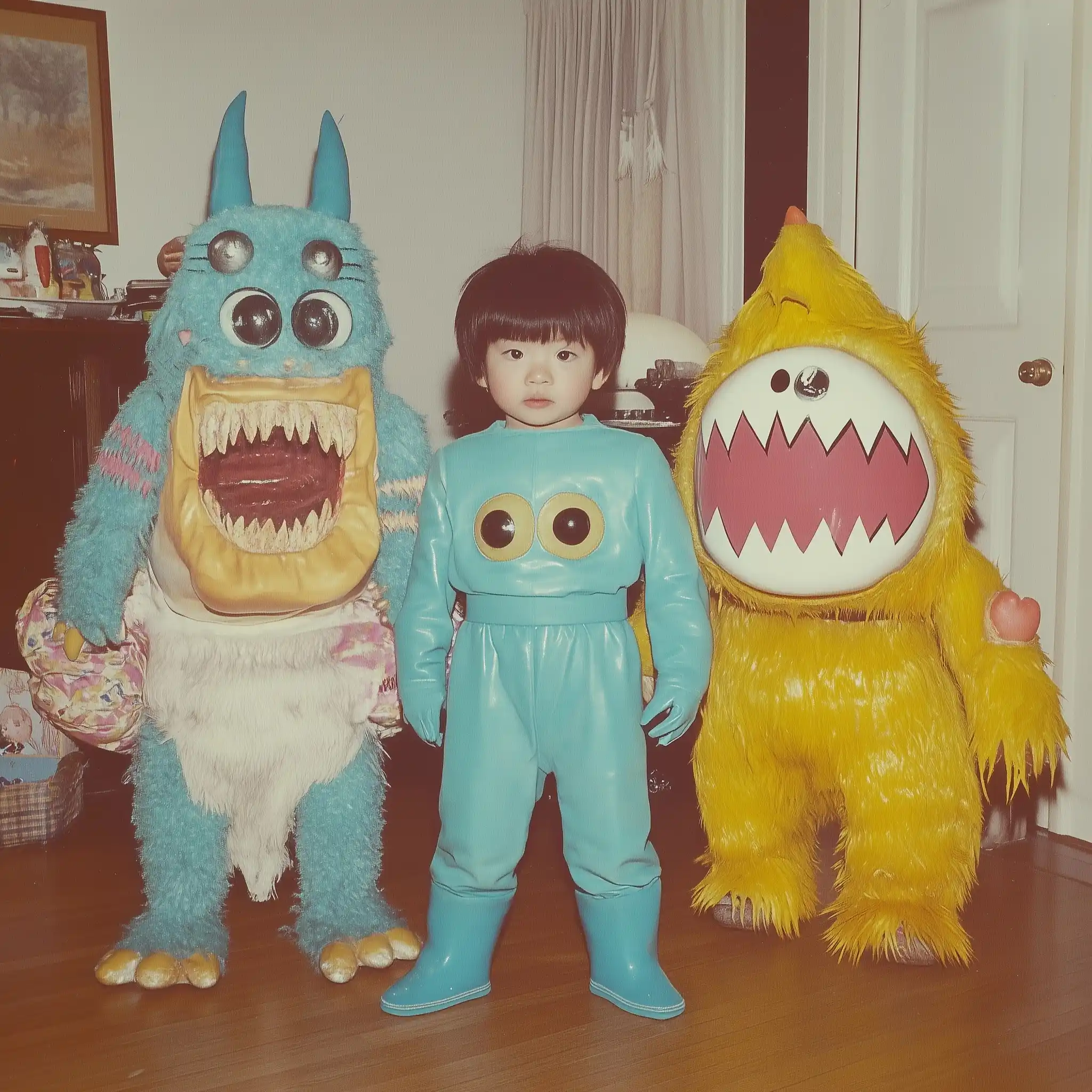 Abyssopelagic Characters Kodak Photo Midjourney提示词