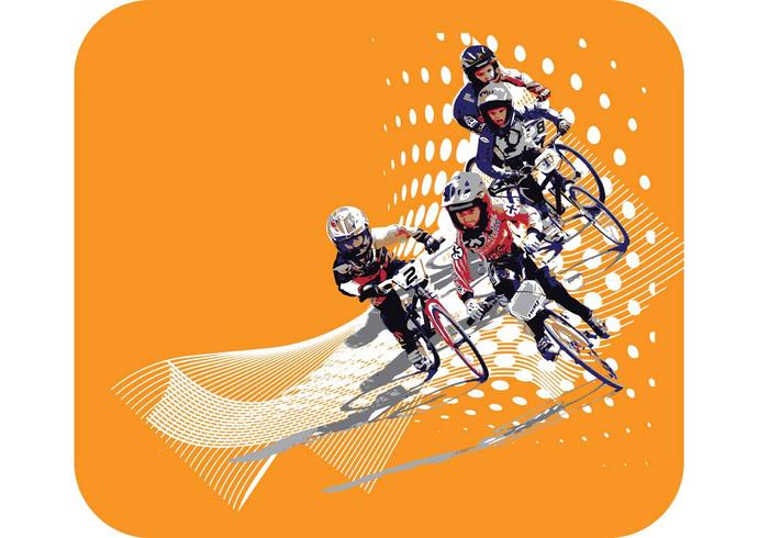 律＆＃X27;伙计矢量BMXers