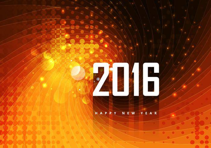 装饰2016年新年快乐卡片