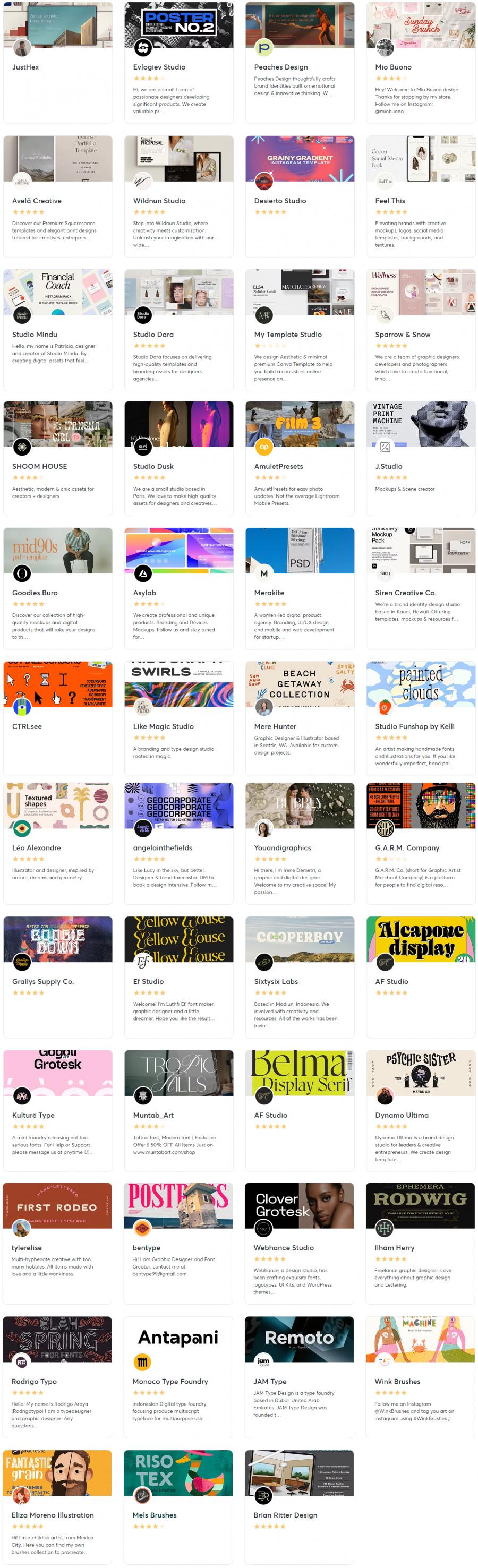 2024年的5月creativemarket.com网站分享价值高达 1000 美元的素材资源打包下载
