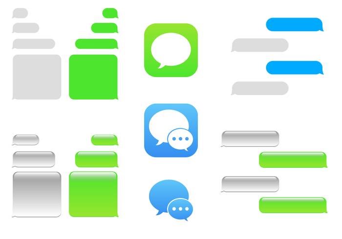 免费的IMessage矢量