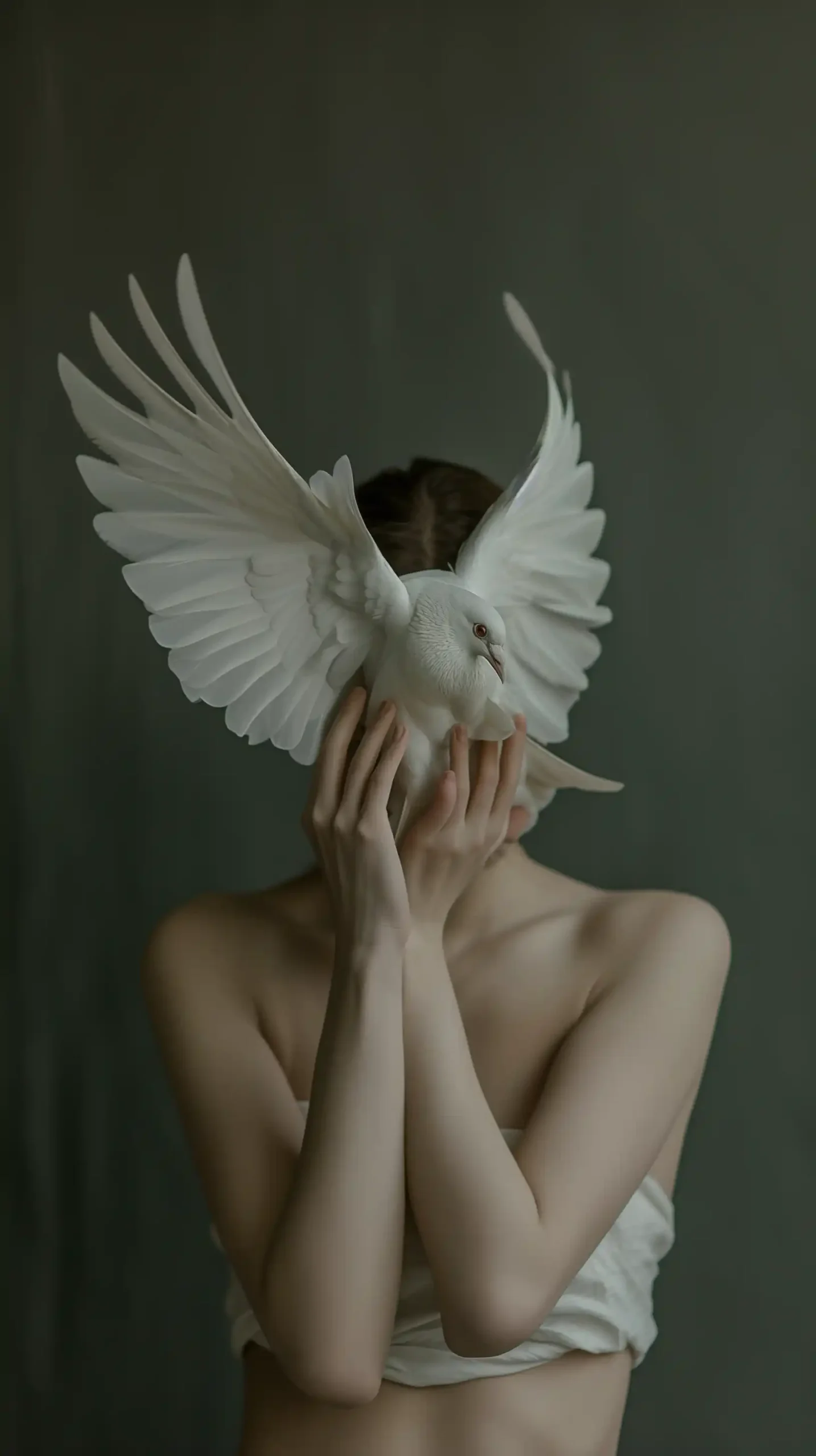 Surreal Dove Anatomy Midjourney提示词