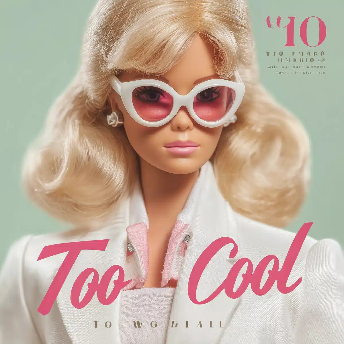 Stylized Barbie in Miami Midjourney提示词