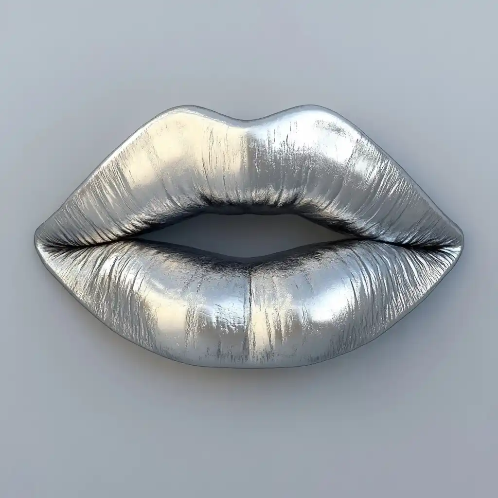 Metallic Realistic Lips Midjourney提示词