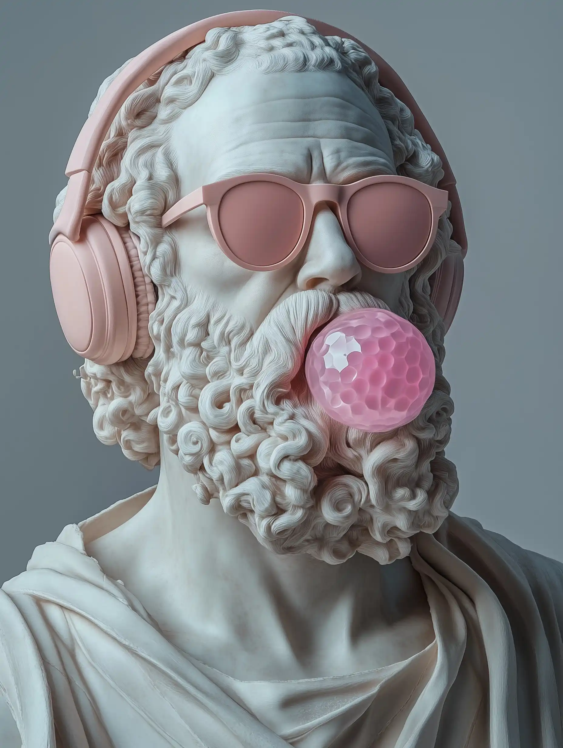 Socrates in Wes Anderson Style Midjourney提示词