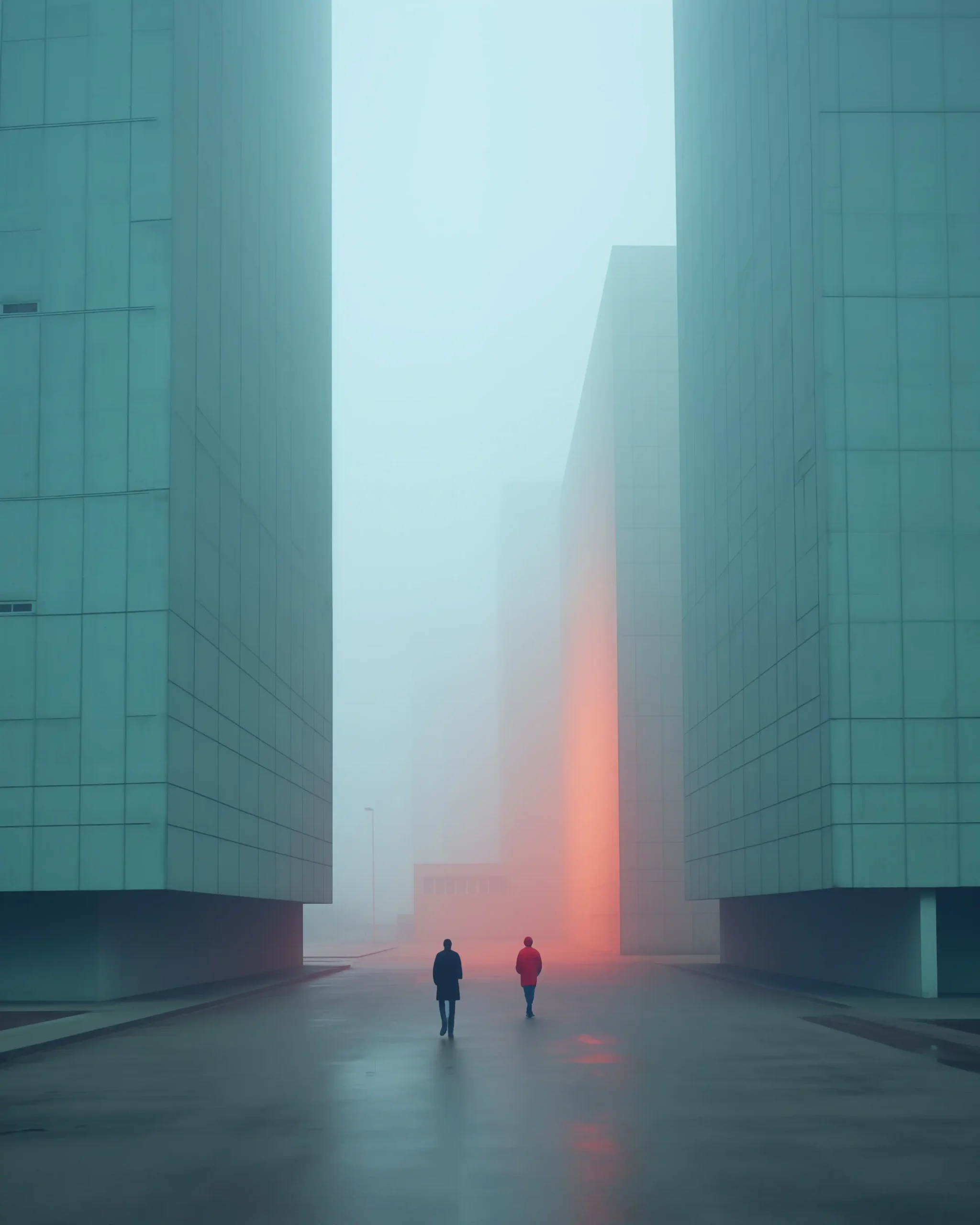 Neon Georgian Liminality Midjourney提示词