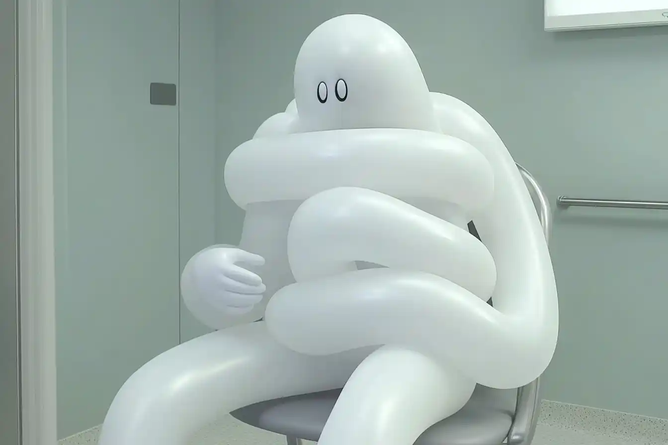 Inflatable Plastic Mannequin Midjourney提示词