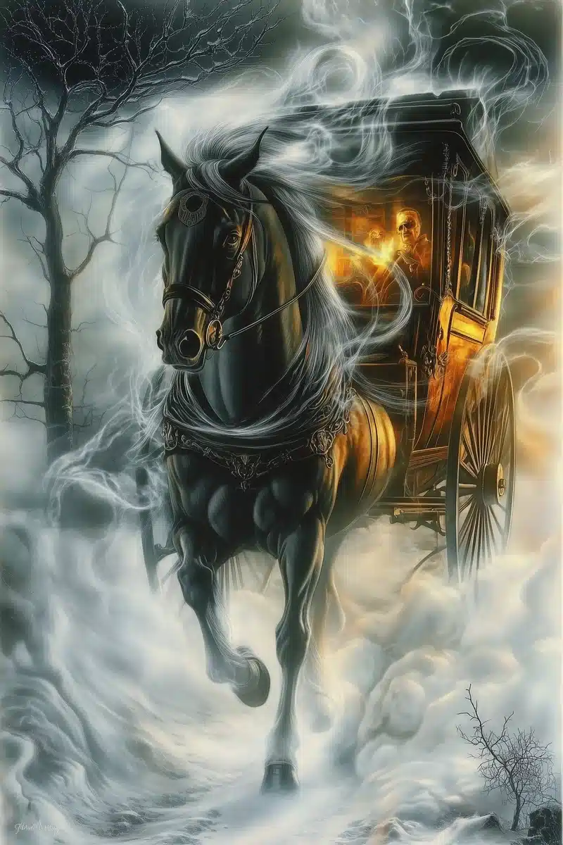 Dickinsons Carriage of Death Midjourney提示词