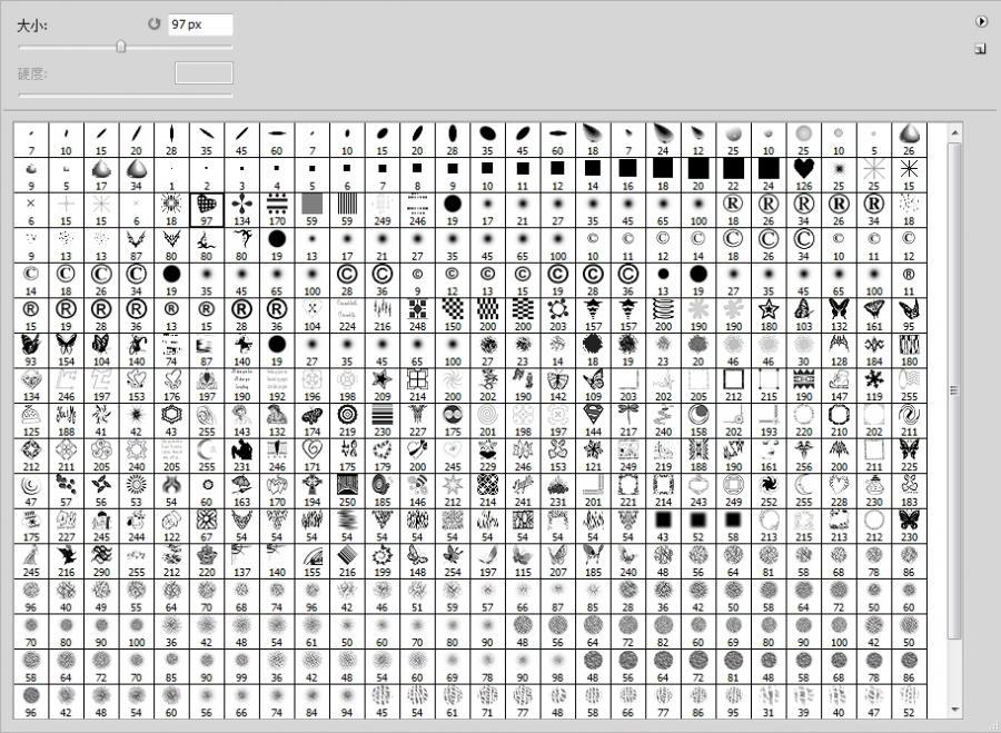 PS笔刷资源库60个画笔库1-10（494种）