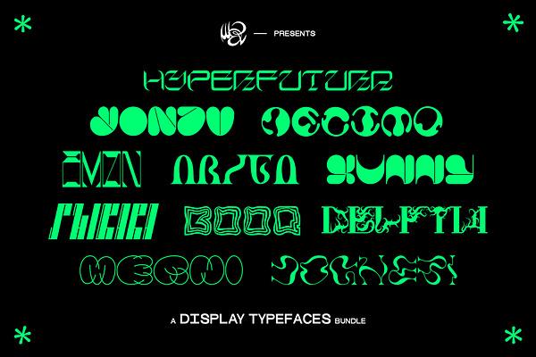 DISPLAY TYPEFACES MEGAPACK 1