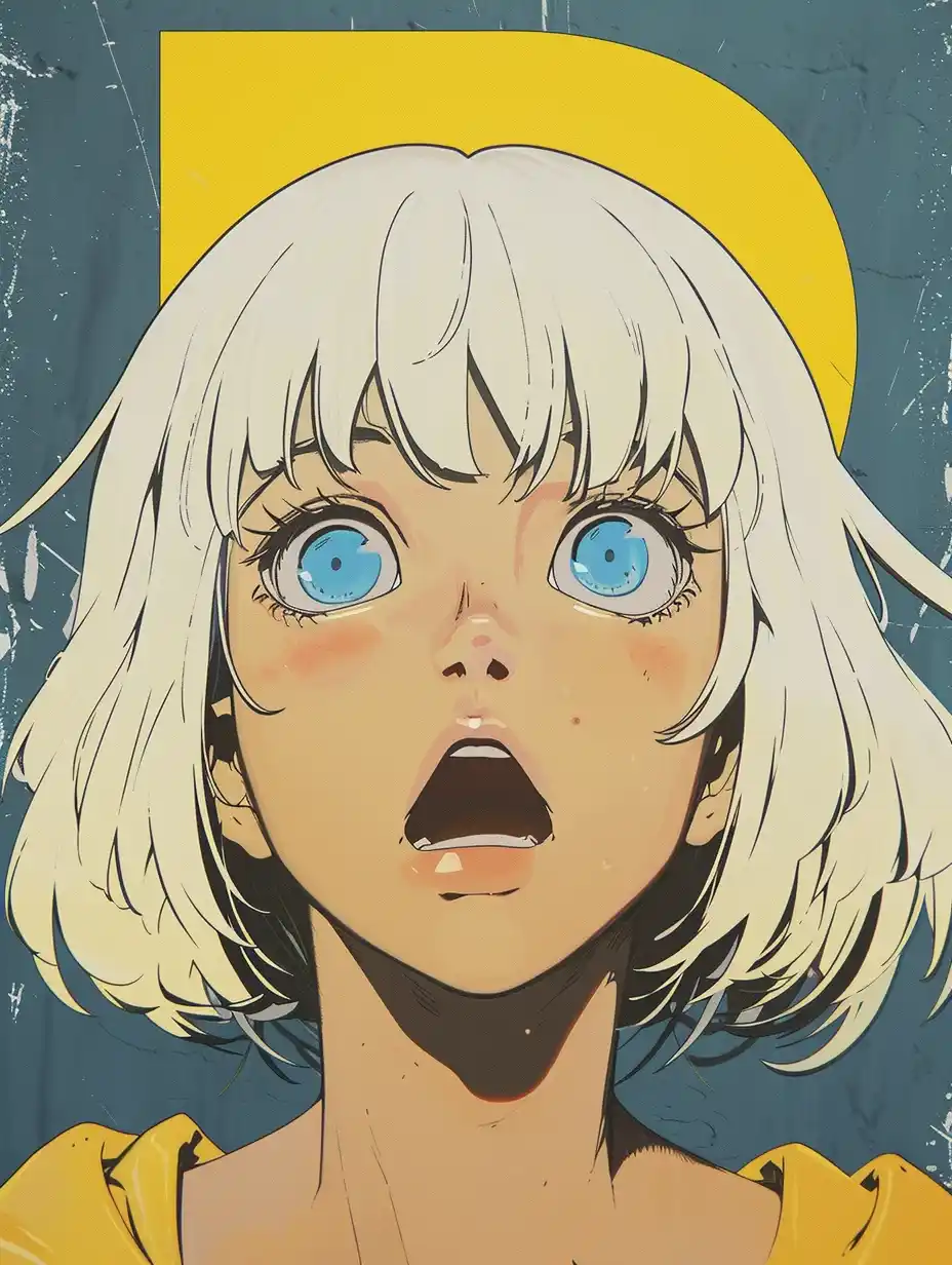 Anime Question Mark Portrait Midjourney 提示词生成效果