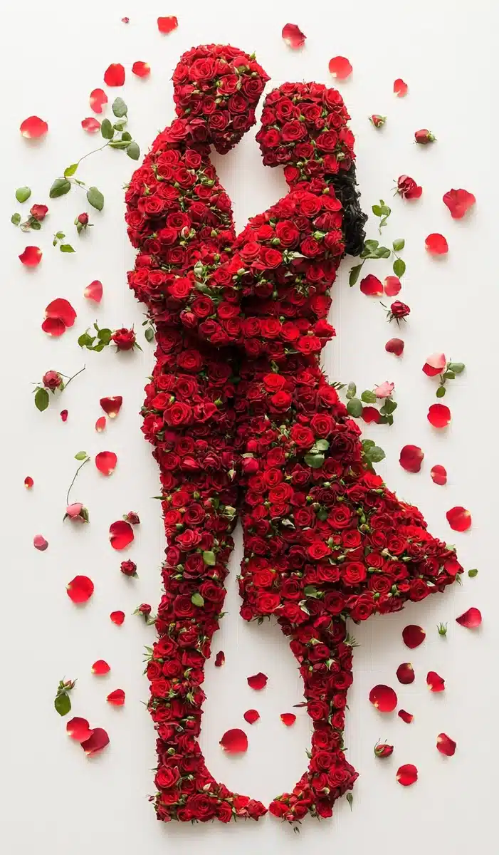 Floral Embrace Photograph Midjourney提示词