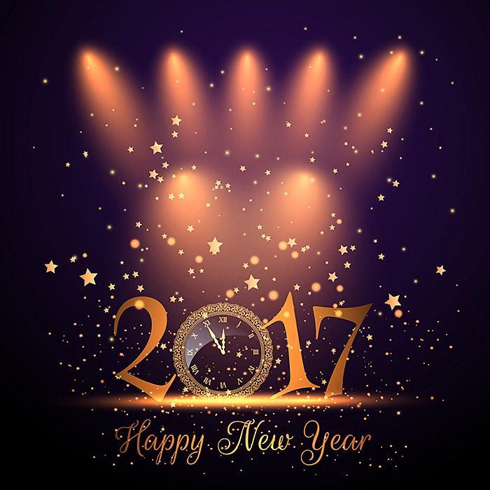 新年数字背景