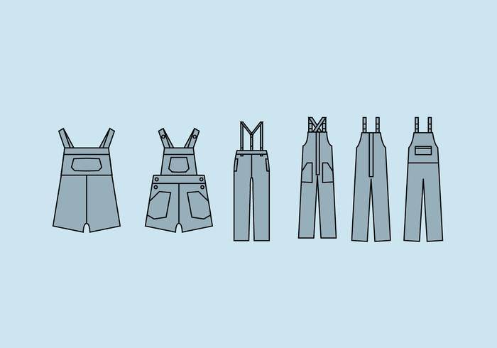 工作服矢量包