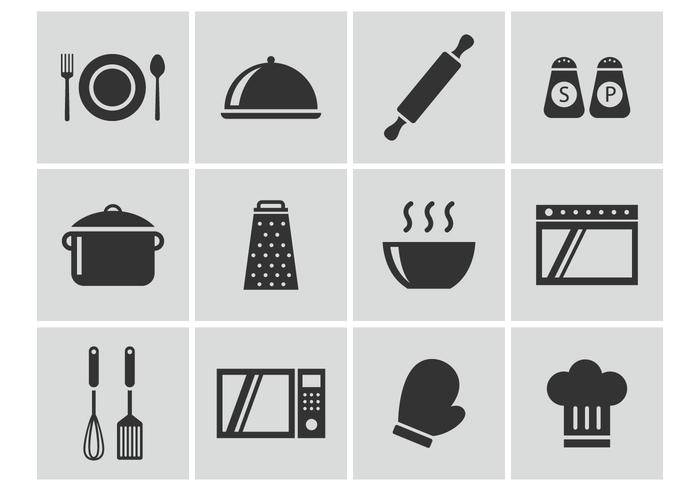 免费的Cocina矢量图标