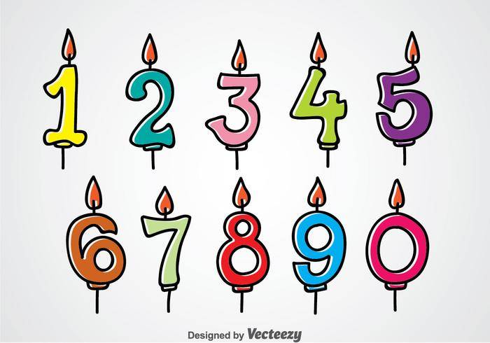 生日数字蜡烛