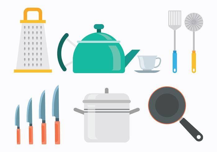 60年代风格Cocina图标矢量
