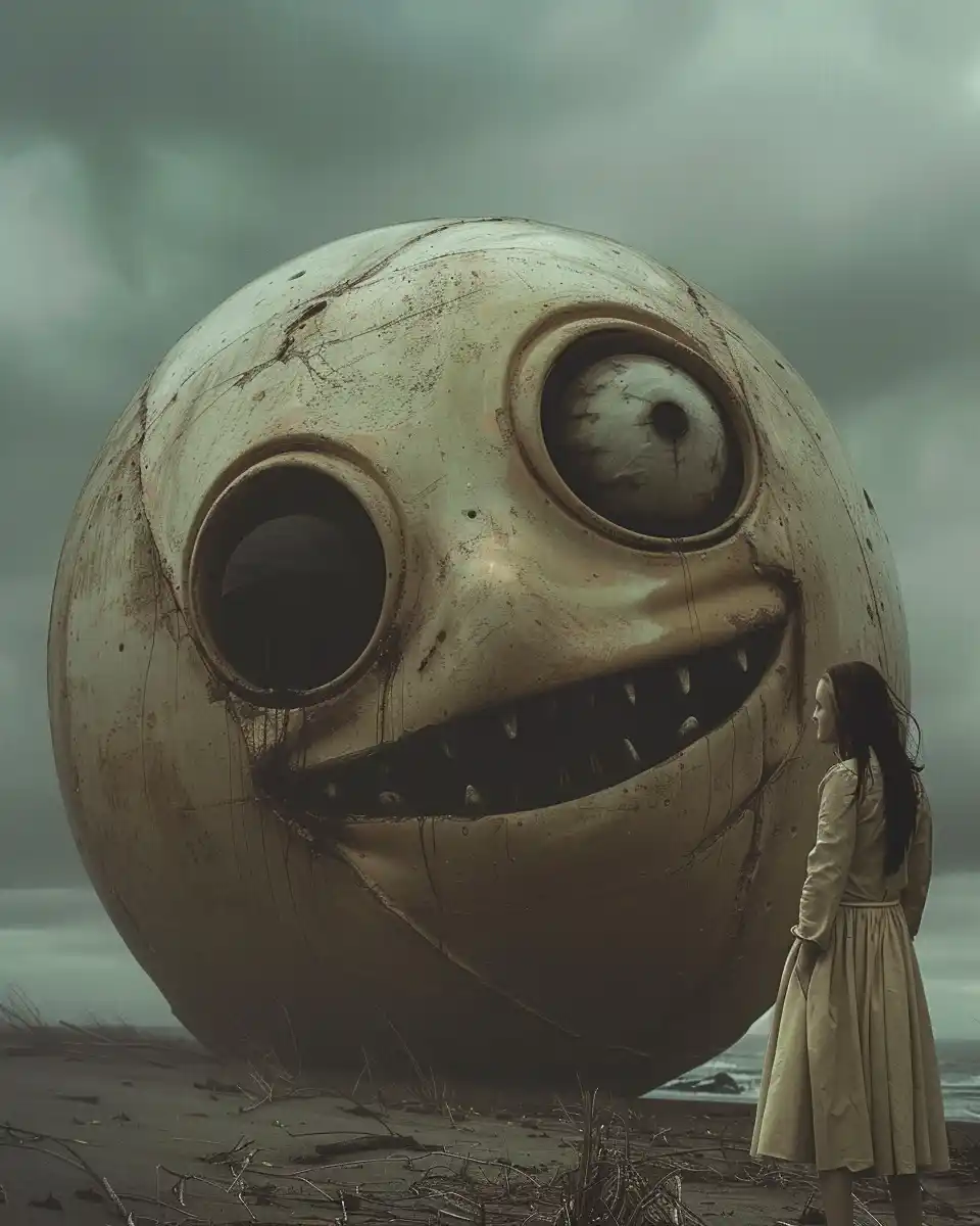 Photorealistic Dome Beach Horror Midjourney提示词
