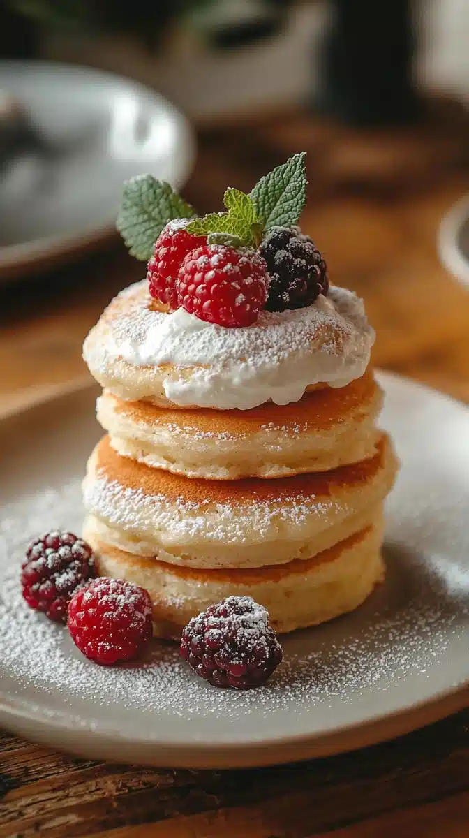 Fluffy Souffl Stack Illustration Midjourney提示词