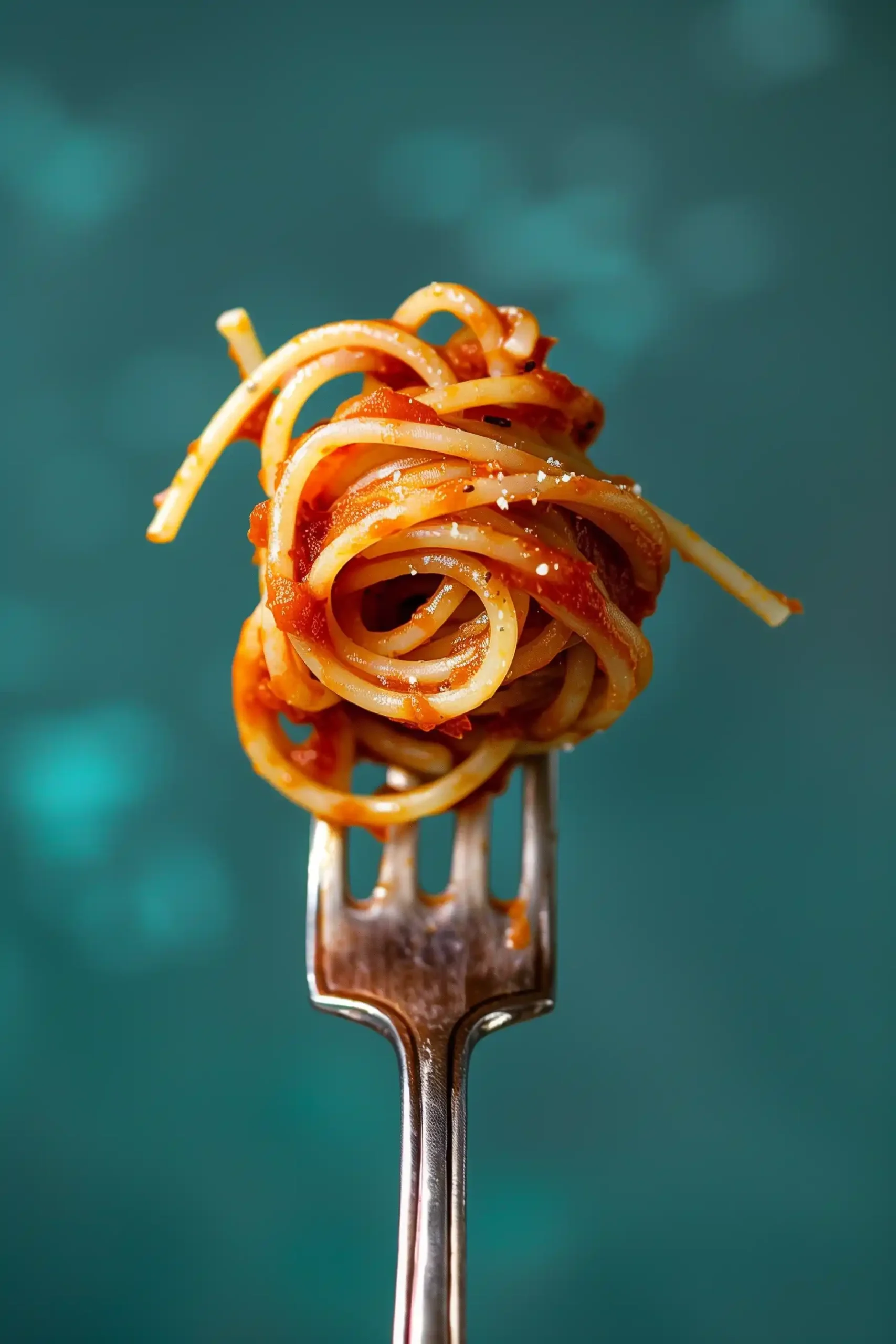 Spaghetti Fork on Green Midjourney提示词
