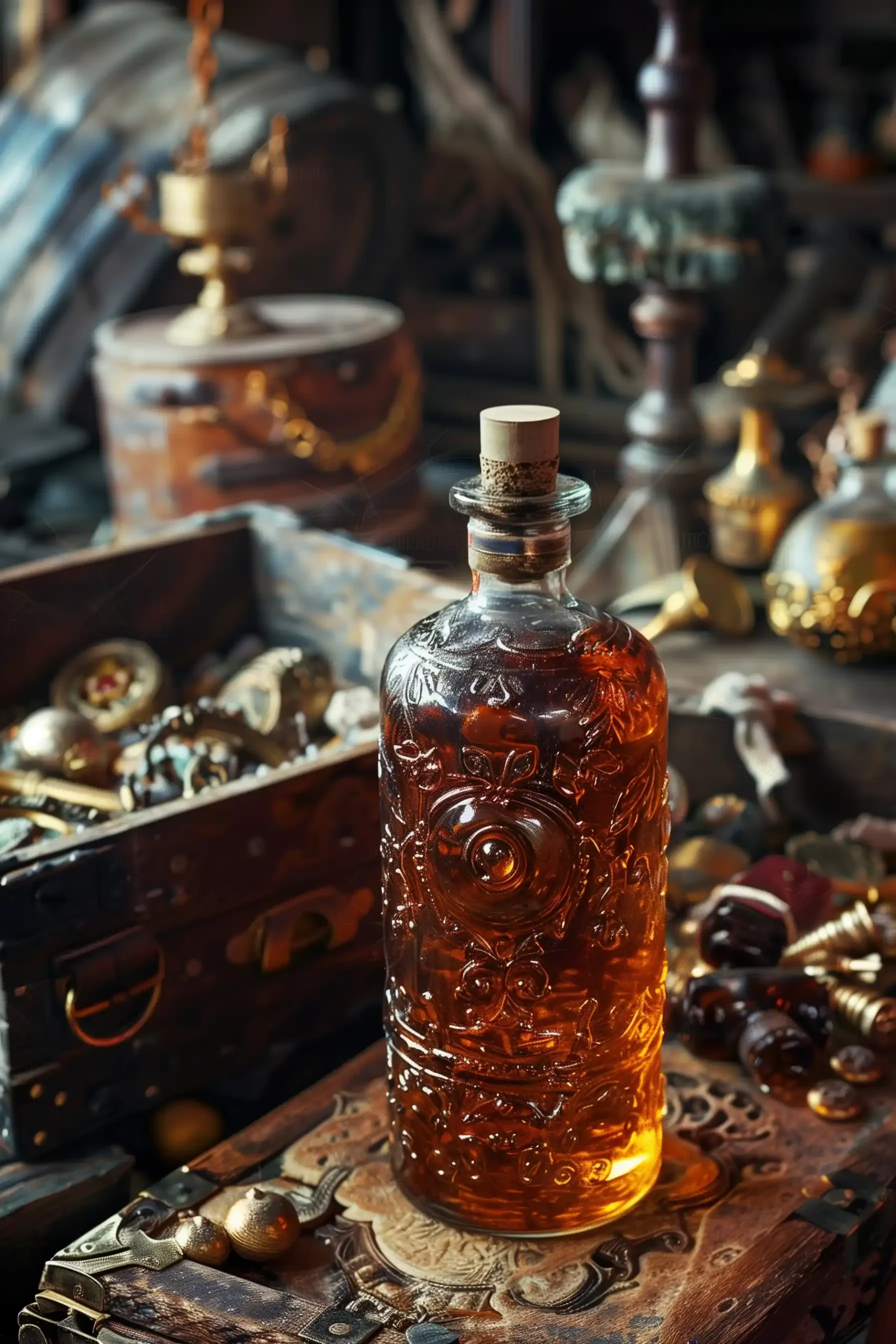 Raw Pirate Rum Hoard Midjourney 提示词生成效果