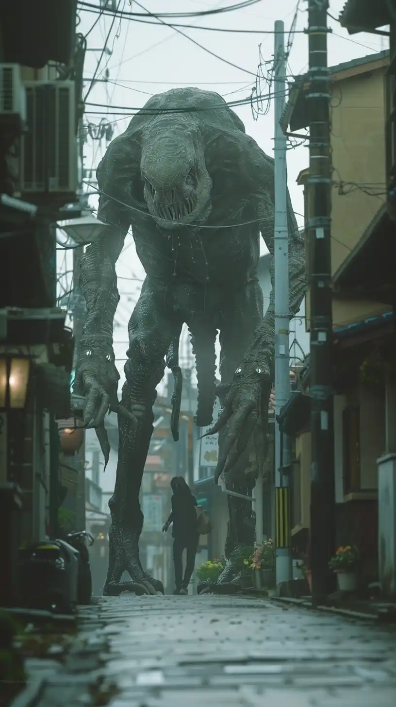 Disturbing Kyoto Creature Midjourney提示词