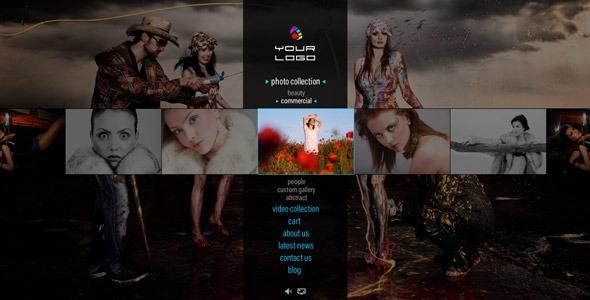 Flash Twist Template Flash网站源码