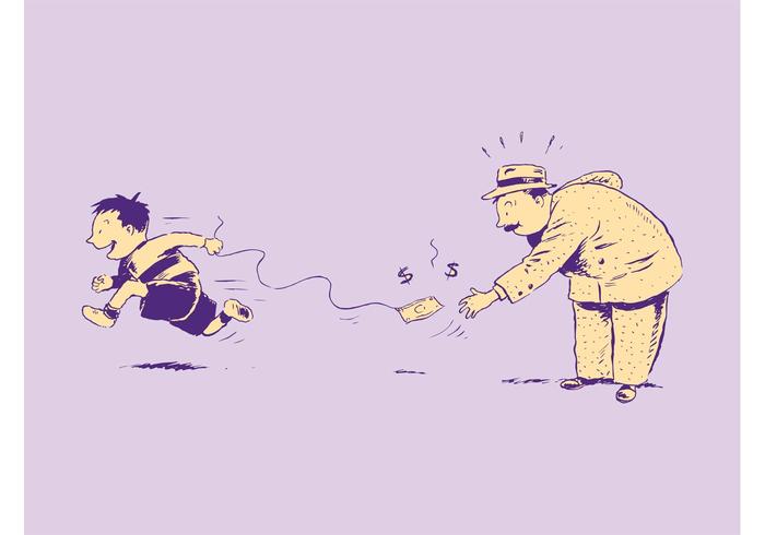 恶作剧孩子