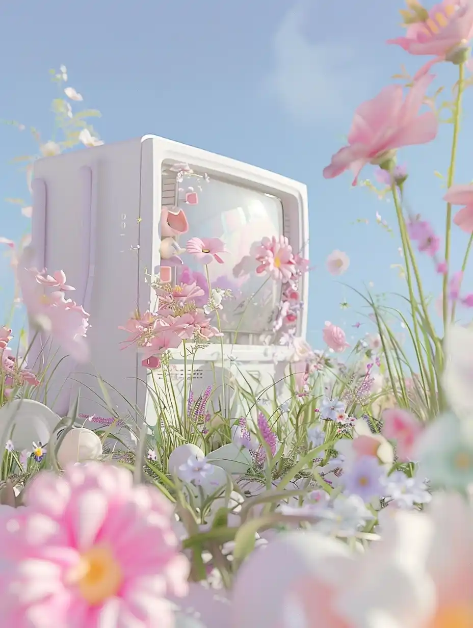 Virtual Flower Garden Midjourney提示词