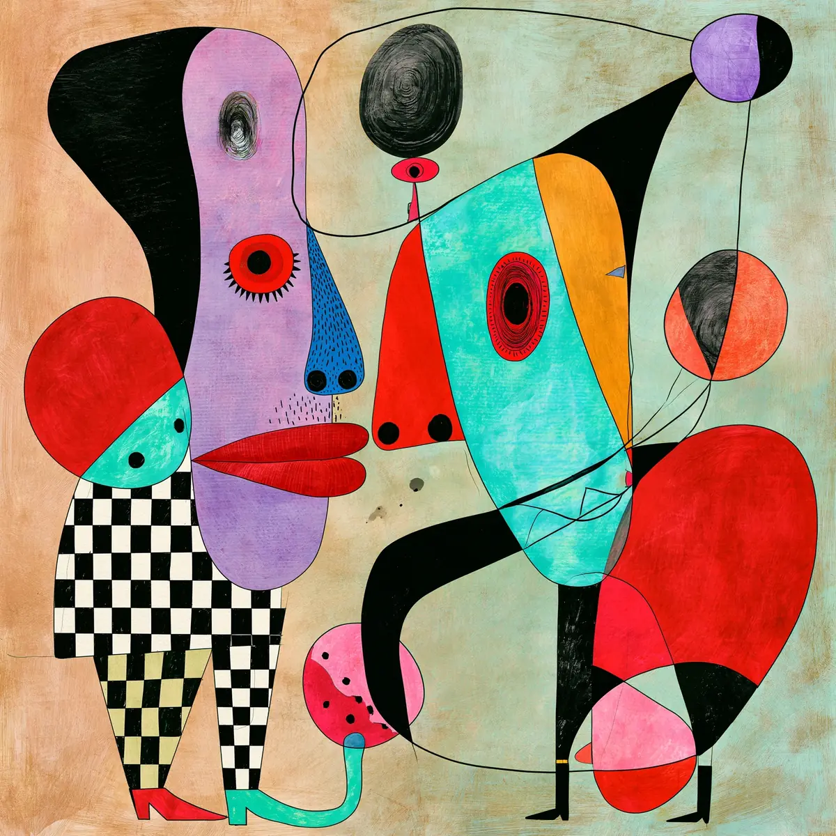 Abstract Regrets Surreal Exchange Midjourney提示词