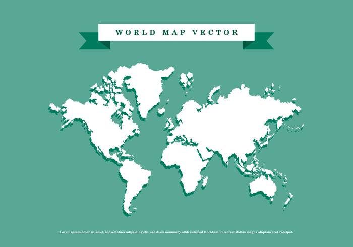 世界地图矢量