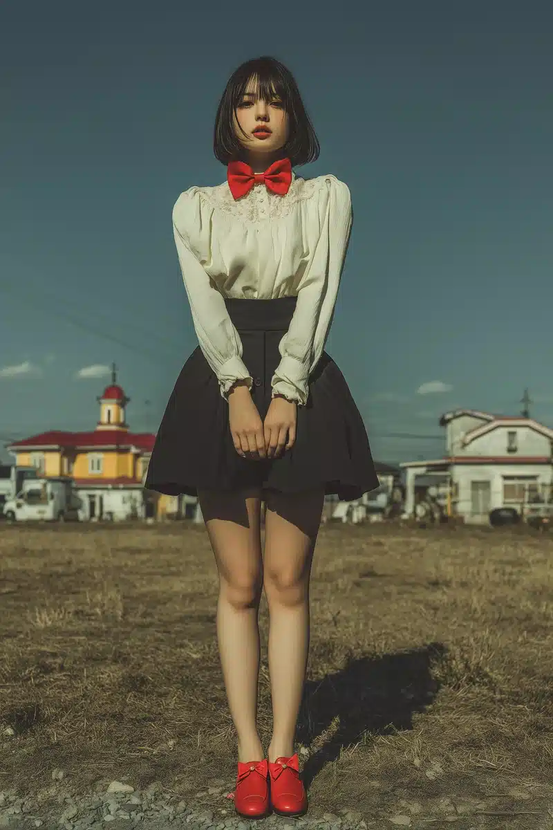 Photorealistic Portrait of Girl Midjourney提示词