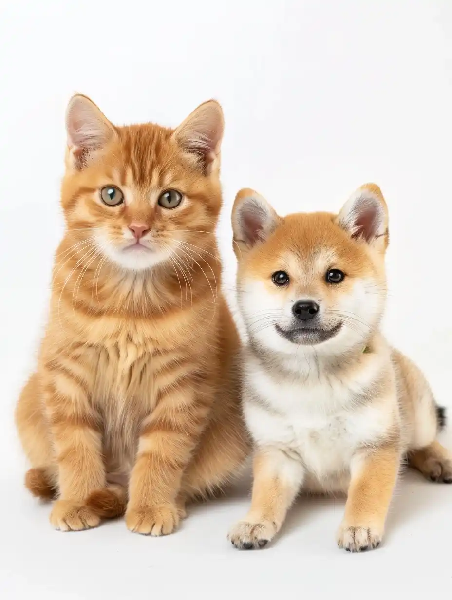 Orthogonal Pets Studio Portrait Midjourney提示词
