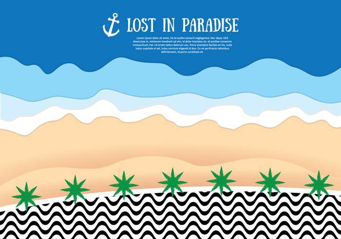 科帕卡巴纳海滩背景