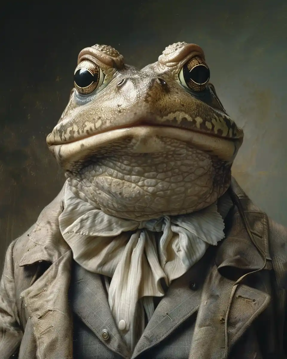 Grotesque Frogs by Zabaleta Midjourney提示词