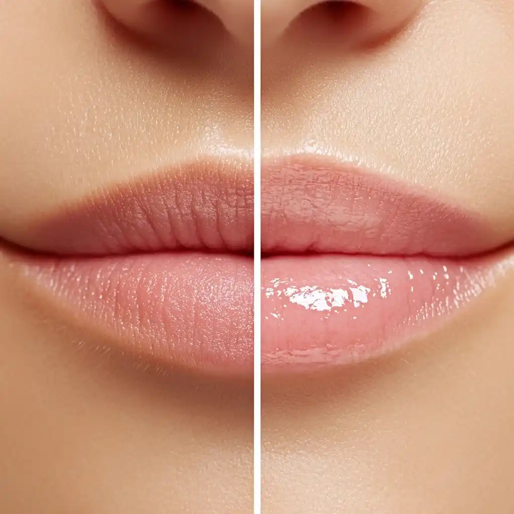 Lips Comparison in Clinical Photography Midjourney提示词